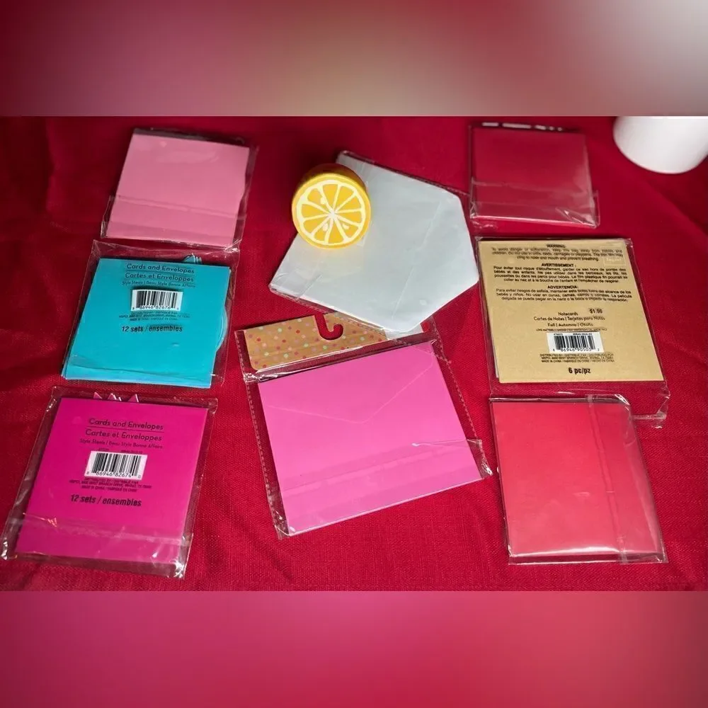 60+ NEW! “Love Notes” Envelopes & Cards 7 Styles Bundle NWT - Picture 2 of 11